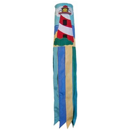 IN THE BREEZE Lighthouse Boat Funsock with Quality Fade Resistant Polyester Fabric ITB4136